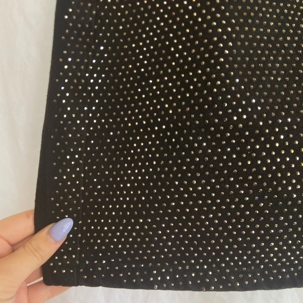 Sorelle UK rhinestone mini skirt Size Medium NEW